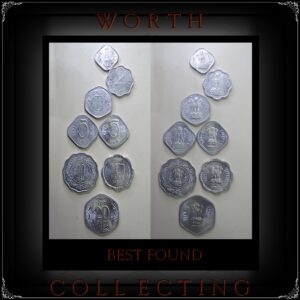 1965 1968 1980 1983 1984 1986 1988 1 Paisa 2 Paise 3 Paise 5 Paise 10 Paise 20 Paise - 8 Coins - Worth Collecting