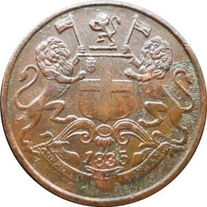 1835 1/4 One Quarter Anna East India Company