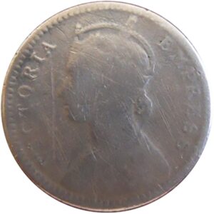 1882 1/4 Quarter Rupee Queen Victoria Empress RARE COIN 1 1882 1/4 Quarter Rupee Queen Victoria Empress RARE COIN