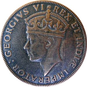 1941 1 SHILLINGS KGV East Africa Old Coin RARE
