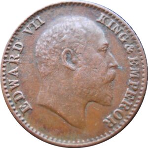 1905 1/12 One Twelve Anna Edward VII King Emperor Calcutta Mint - RARE COIN