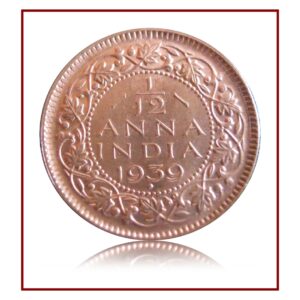 1939 Half Pice British India George VI Bombay Mint - Best Buy