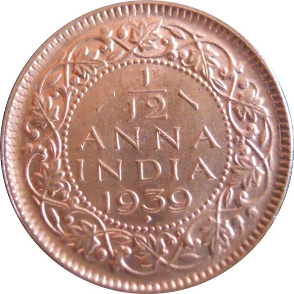 1939 1/12 One Twelve Anna George VI King Emperor Bombay Mint - Best Buy