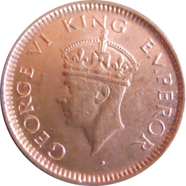 1939 1/12 One Twelve Anna George VI King Emperor Bombay Mint - Best Buy
