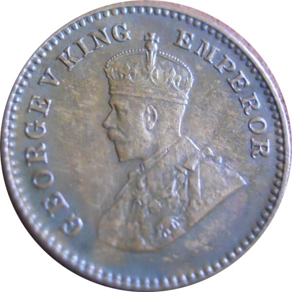 1933 1/12 One Twelve Anna George V King Emperor - Calcutta Mint - RARE