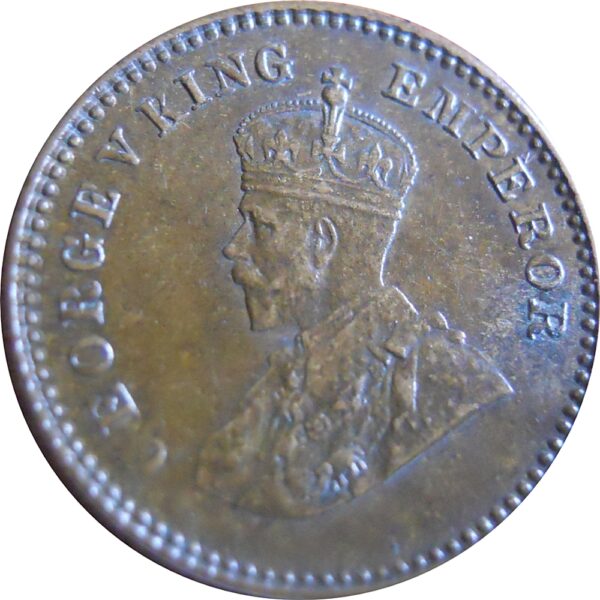 1934 1/12 One Twelve Anna George V King Emperor - Calcutta Mint - RARE