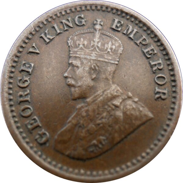 1916 1/12 Anna King George V Calcutta Mint - Best Buy