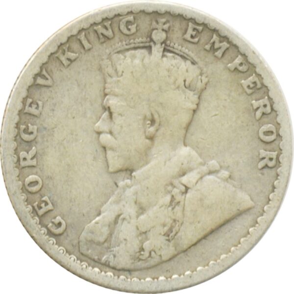 1914 1/2 Half Rupee Silver Coin King George V Bombay Mint Rare Coin - Best Buy