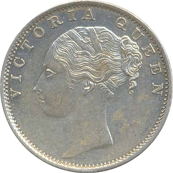 1840 1 Rupee Victoria Queen Continuous ENGLISH HEAD 11 O CLOCK DIE ROTATION