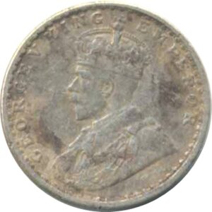 1917 2 Two Annas King George V Emperor Calcutta Mint - Worth Buy