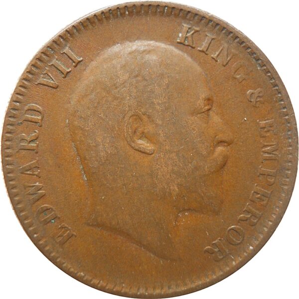1907 1/4 Quarter Anna King Edward VII Calcutta Mint - Best Buy