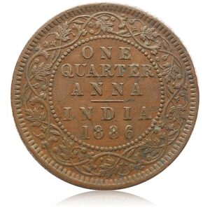 1886 1/4 Quarter Anna Queen Victoria Empress - Best Buy