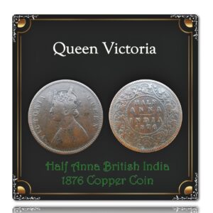 1876 Half Anna British India Queen Victoria - Worth Collecting