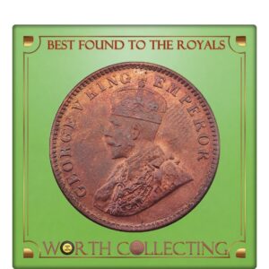 1931 Quarter Anna King George V - Calcutta Mint Class Coin -AUNC