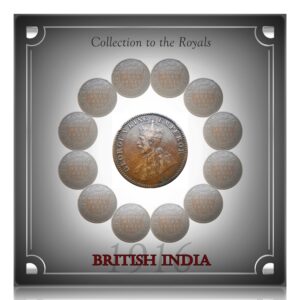 1916 1/4 anna British India King George V Rare Mint - # Worth Keeping