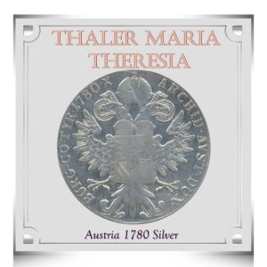 1780 1 Queen Thaler Maria Theresia Austria - Trade Coinage Silver Coin