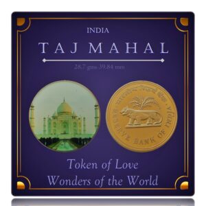 Taj Mahal - Wonders of the World - Crown Token Coin - Worth Gifting -