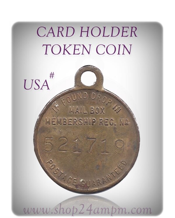 CARD HOLDER TOKEN COIN #USA    #12