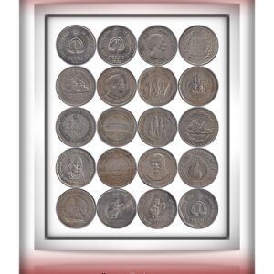 Republic India 20 set of Coins On Sheet On Cover - Worth Collecting