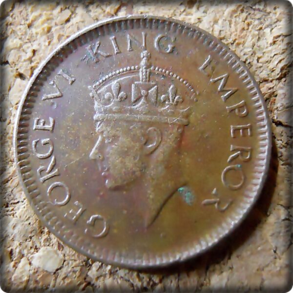 1939  1/12 Twelve Anna British India King George VI Bombay Mint - Best Buy