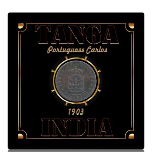 Tanga India - Portuguese Carlos MCMIII 1903 1/12 Tanga - Worth