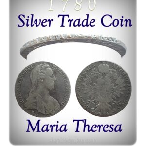 1780 1 Queen Thaler Maria Theresia Austria – Trade Coin  Silver Coin - RARE