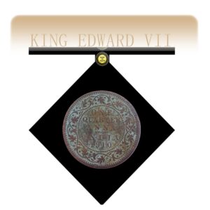 1910 1/4 Quarter Anna British India King Edward VII Calcutta Mint - Best Buy