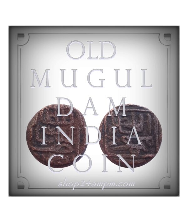 RARE MUGAL OLD COPPER COIN – DAM – INDIA