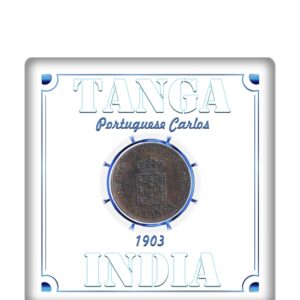 Tanga India - Portuguese Carlos 1903 1/12 Tanga - Worth Collecting - Best Buy