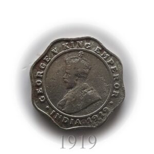 1919 4 Annas King George V Calcutta Mint - Worth Buy