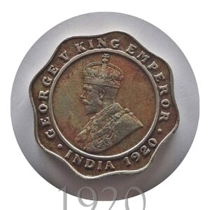 1920 4 Annas King George V Bombay Mint - Worth Buy
