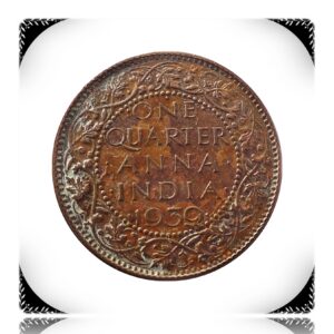 1939  1/4 Quarter Anna British India King George VI Bombay Mint - Best Buy