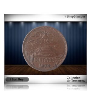 1974 Mexico 20 Centavos Copper Coin - Best Buy