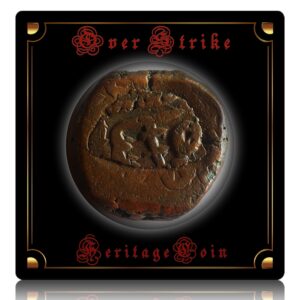 Old Mugal Sultanate Over strike Copper Coin - Rarest Indian Heritage Coin - Worth Storing