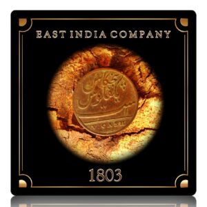 1803 V(5) Cash Madras Presidency British East India Company Copper Coin - Worth Buy