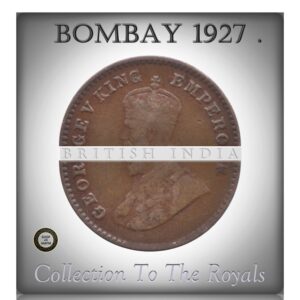 1927  1/12 Twelve Anna British India King George V - Bombay Mint