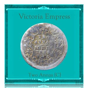 1883 Two Annas Calcutta Mint