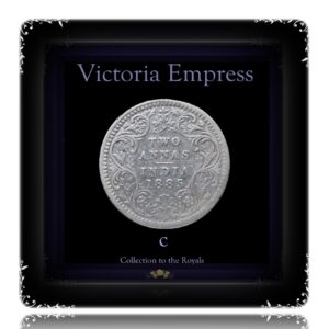 1888 2 Annas Queen Victoria Empress Bombay Mint