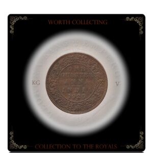1925 1/4 Quarter Anna British India King George V Bombay Mint