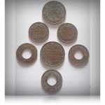 1939 1/2 Pice 1945 1 Pice 1936 1939 1/4 Anna Coins - 7 Coins