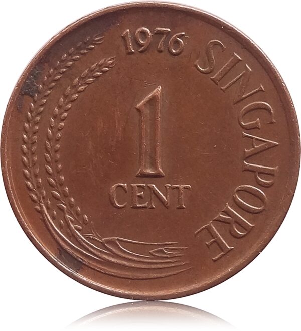 1976 Singapore 1 Cent Coin