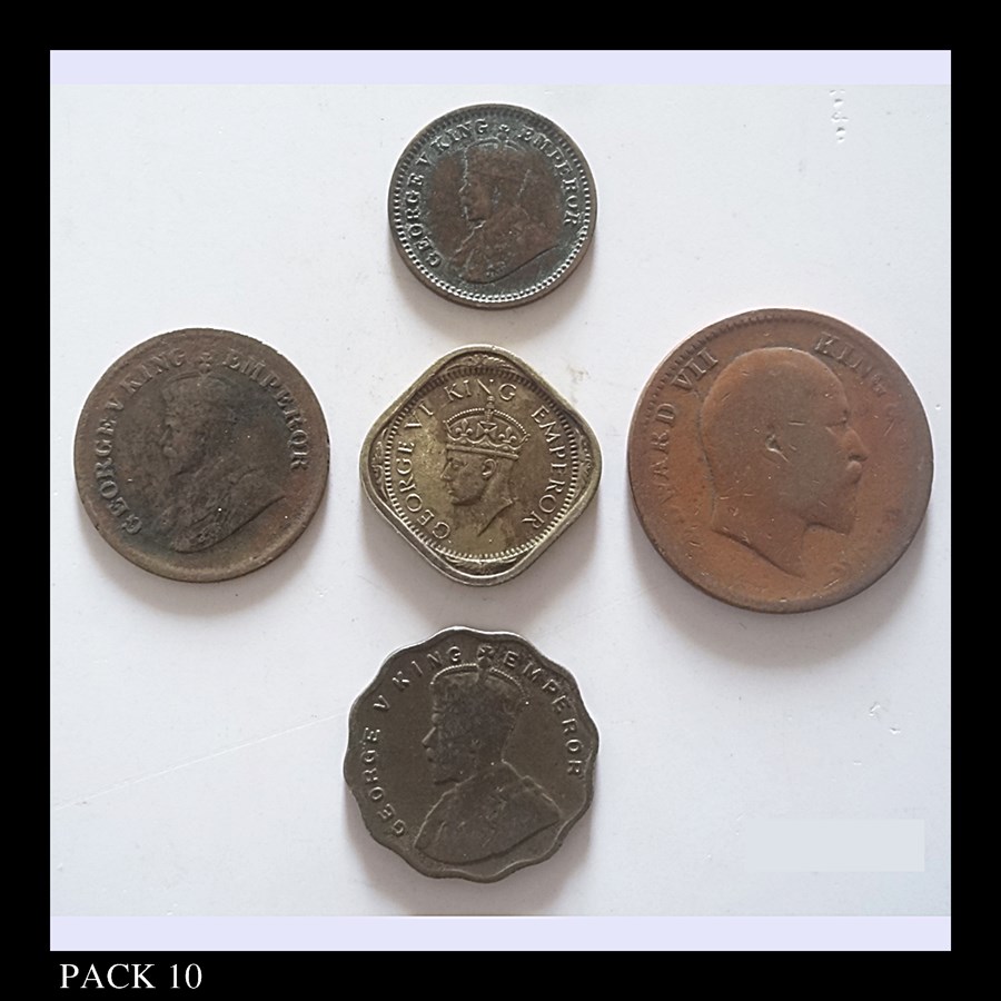 1917 1/12 Twelve Anna 1927 1/2 Half pice 1942 1/2 Half Anna 1936 1 Anna 1906 1/4 Quarter Anna King Edward George V & VI