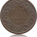 Rare 1862 Half Anna Queen Victoria - Best Buy