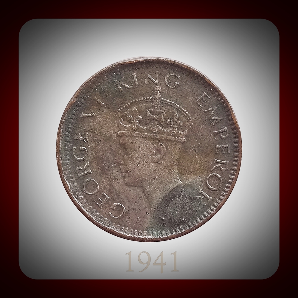 1941 1/12 Twelve Anna British India King George VI - Best Buy