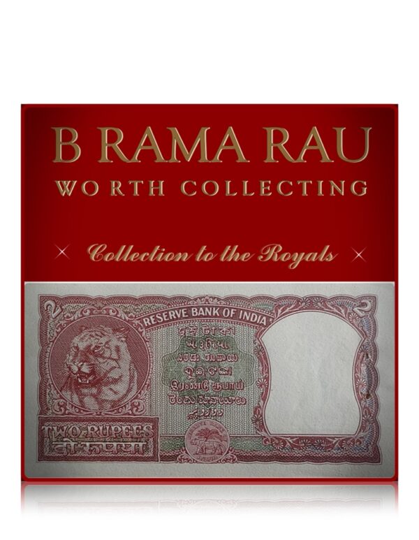 B-2 1951  2 Rupee UNC Note Sign by B. Rama Rau