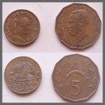 1966 1967 5 SENTI TANO & CENTAVOS Best Buy 2 coins