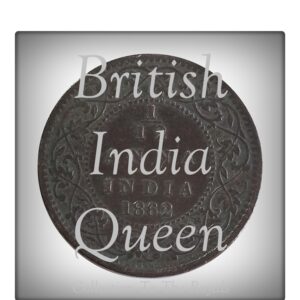 1862 1/12  Twelve Anna British India Queen Victoria Coin 
