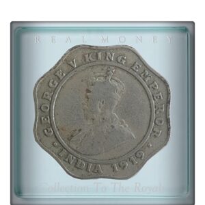 1919 4 Annas British India King George V 