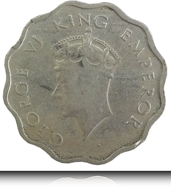 1939  One Anna Coin British India King George VI 