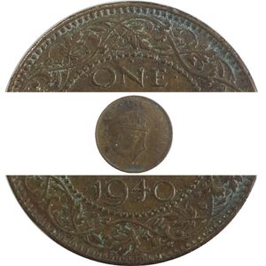 1940  1/4 Quarter Anna British India King George VI - Best Buy